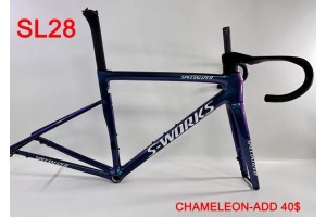 Специализиран пътник SL8 Carbon Fiber Road Ficle Frame Satin Blue Onyx