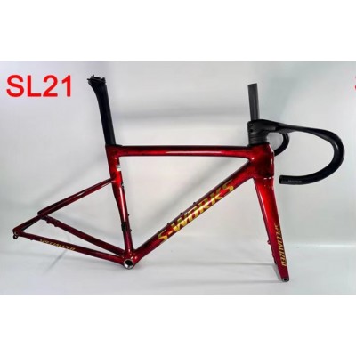 Specialized Tarmac SL8 Carbon Fiber Road Bicycle Frame Yellow Stickers-S-Works SL8