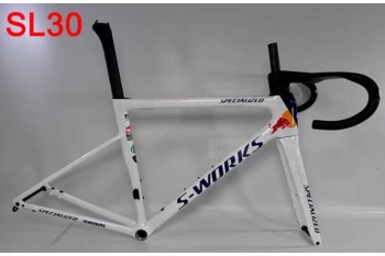 Cadru de bicicletă de drum Specialized Tarmac L8 din fibră de carbon Red Bull