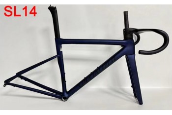 Специализированная асфальт SL8 Carbon Fiber Road Bicycle Rame Satin Blue Onyx