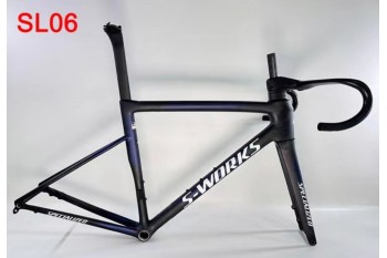 Specialized Tarmac SL8 Carbon Fiber Road Bicycle Frame Blue With Black