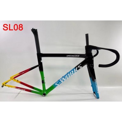 Specialized Tarmac SL8 Carbon Fiber Road Bicycle Frame Rainbow-S-Works SL8