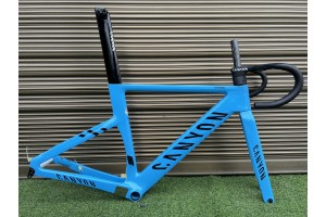 Canyon 2021 Нова дискова спирачка Aeroad Carbon Fiber Road Bicycle Frame Blue