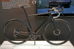 Cadre de vélo de route en fibre de carbone Canyon