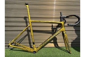 Дорожный велосипед Colnago V3RS с карбоновой рамой Golden Ice Crack