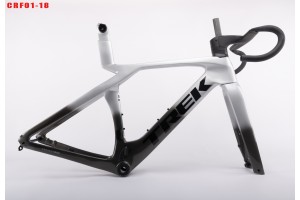 Cadre de vélo de route en fibre de carbone Trek Madone SLR Gen7 PROJECTONE noir et argent