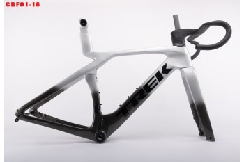 Cadru de bicicletă de drum Trek Madone SLR Gen7 din fibră de carbon PROJECTONE negru și argintiu