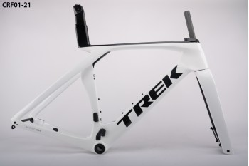 Quadro de bicicleta de estrada em fibra de carbono Trek Madone SLR Gen7 branco