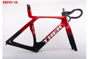 Cadre de vélo de route en fibre de carbone Trek Madone SLR Gen7 PROJECTONE rouge avec noir