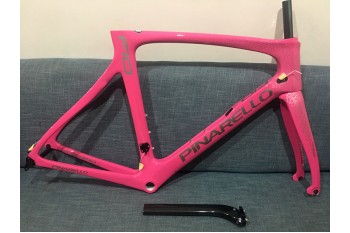 Quadro de bicicleta de estrada Pinarello DogMa F10 carbono rosa