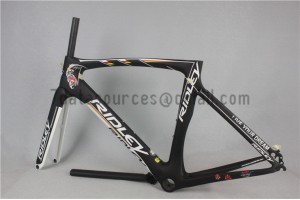 Telaio bici da corsa Ridley Carbon R6 nero