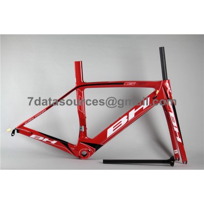 BH G6 -hiilipyörä polkupyörän runko punainen-BH G6 Frame