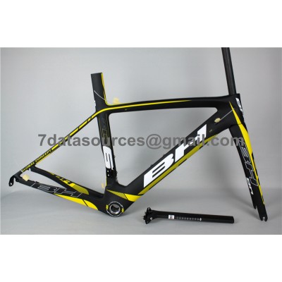 Рамка за шосеен велосипед BH G6 Carbon Yellow