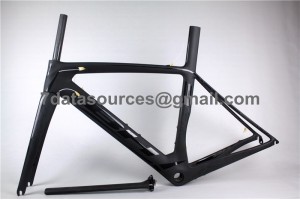 BH G6 Carbon Road Bike ველოსიპედის ჩარჩო შავი
