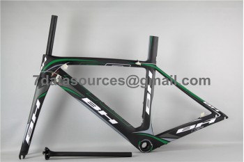 Cadre de vélo de route en carbone BH G6 vert