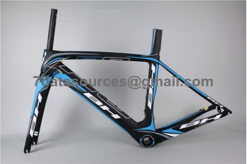 Cadre de vélo de route en carbone BH G6 bleu