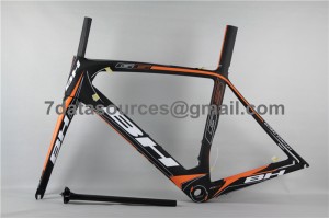 BH G6 Carbon Road Bike polkupyörän runko oranssi
