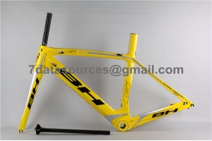 BH G6 Karbon Yol Bisikleti Bisiklet Çerçevesi Sarı