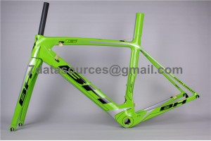 Quadro de bicicleta de estrada de carbono BH G6 verde