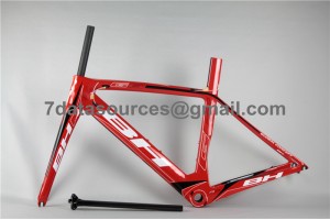 BH G6 Карбонова рамка за шосеен велосипед Червена