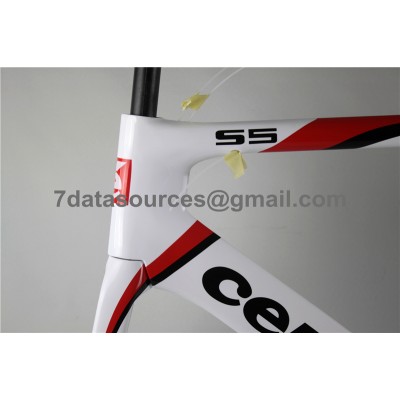 Cevelo S5 въглероден шосеен велосипед Блестяща рамка за велосипед