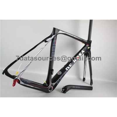 De Rosa 888 Carbon Fiber Road Bike Bicycle Frame Black-De Rosa Frame
