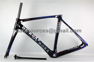 De Rosa 888 Rama roweru szosowego z włókna węglowego, niebieska