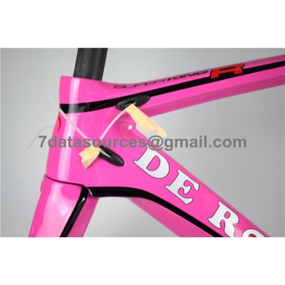 Cadru bicicletă bicicletă rutier De Rosa 888 roz roz-De Rosa Frame