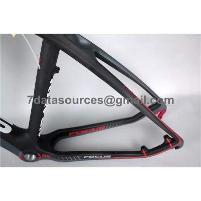 Maastikuratta Focus MTB süsiniku jalgrattaraam punane-Focus MTB Frame