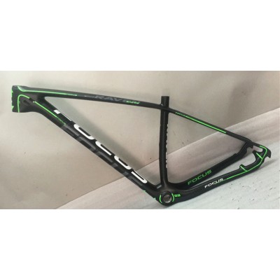 niets Helder op Verdorde Mountain Bike Focus MTB Carbon Bicycle Frame Green - Focus MTB Frame