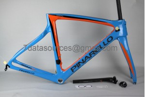 Bicicleta de estrada de carbono Pinarello Dogma F8 azul