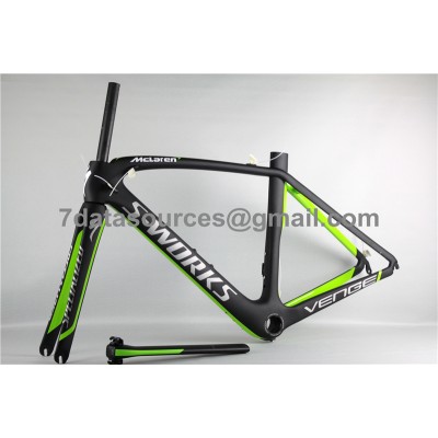 Специализированная дорожная велосипедная рама S-works Carbon Frame Venge Green-S-Works Venge